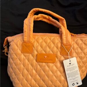 BNWT Quilted Orange Women's Bag/purse